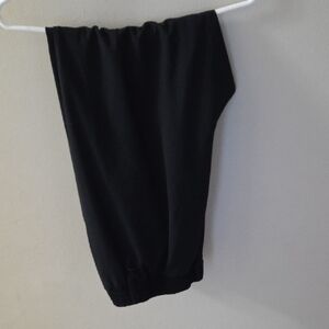 Torrid Black Trousers Slim Fit Elastic Cuffs